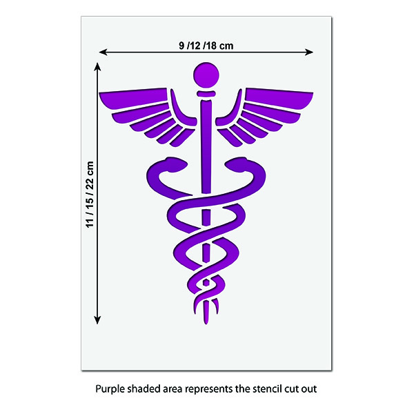 Medical Staff Stencil Size Guide